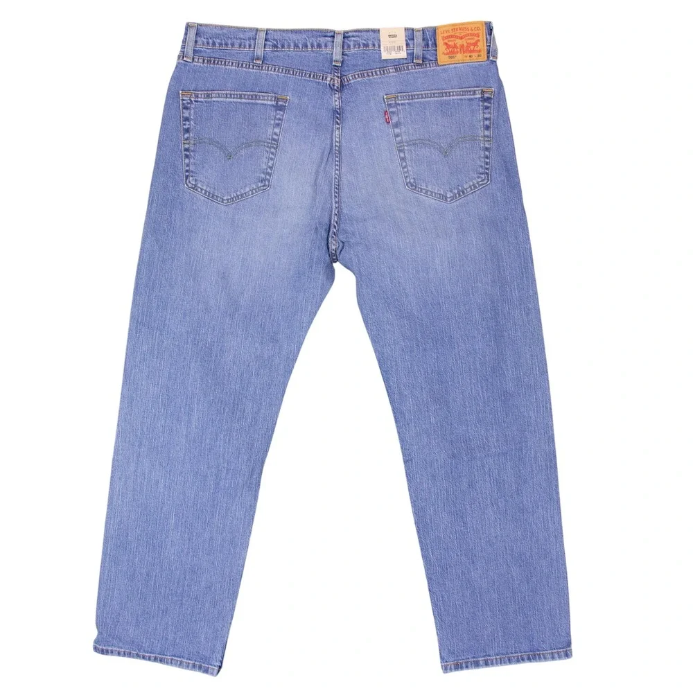 NWT Levis 505 Regular Fit Straight Leg Stretch Jeans Blue 40x30 00505-2378